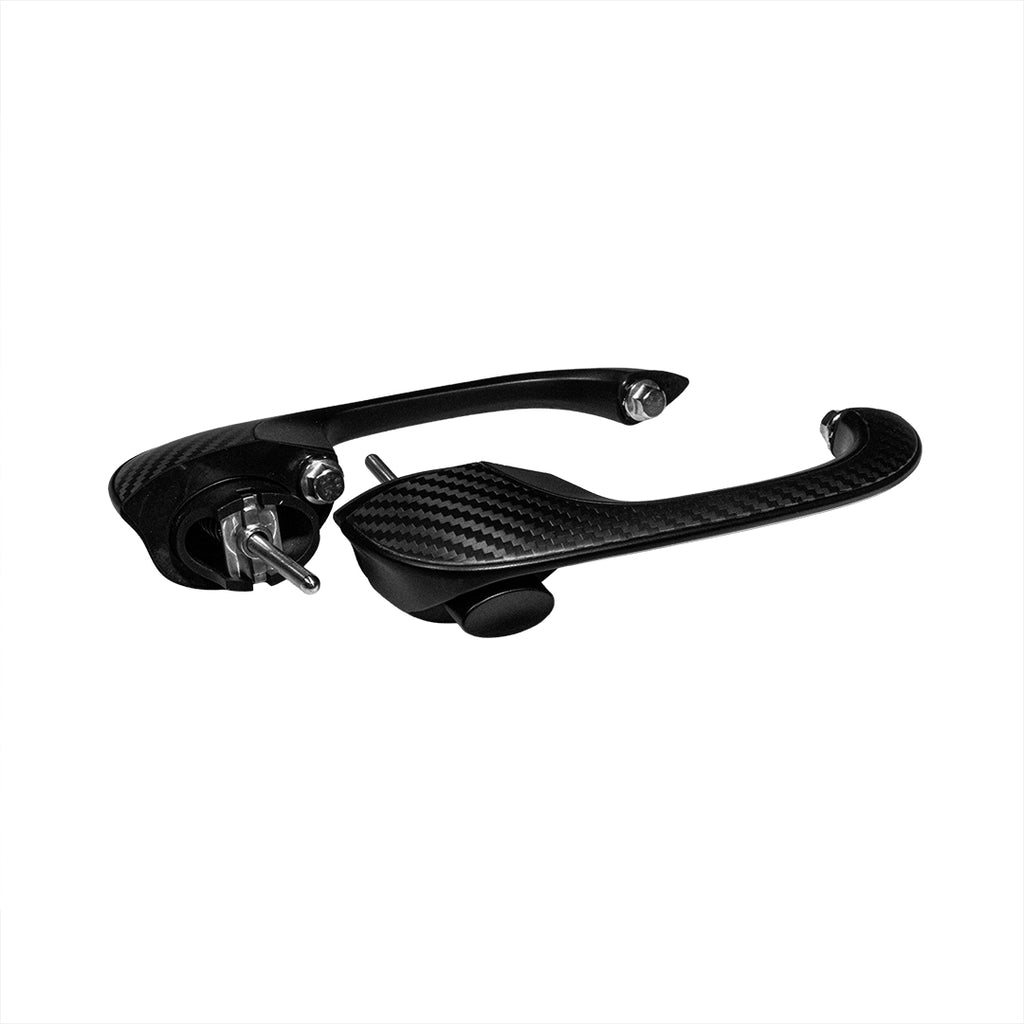アキュレート　FX2-600N-GMS 嶋田ハンドル Carbon and Billet Aluminum GM Style Door Handle for 67-69 F-Body