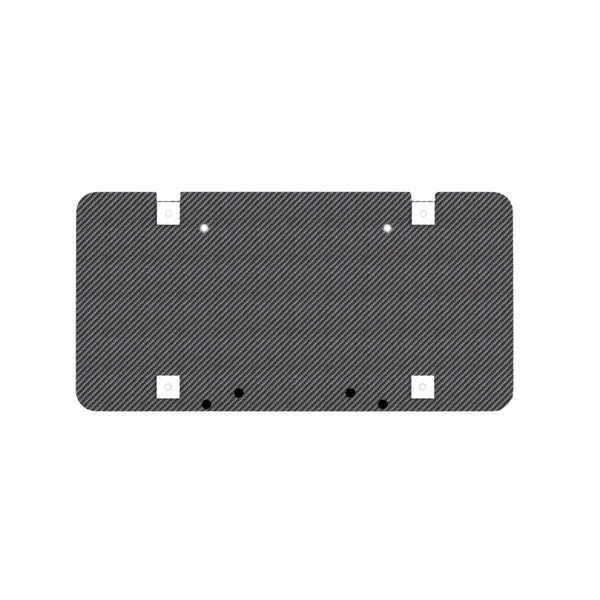 License Plate Gas Door